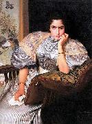 Rodolfo Amoedo Bad news oil painting